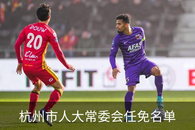 杭州市人大常委会任免名单